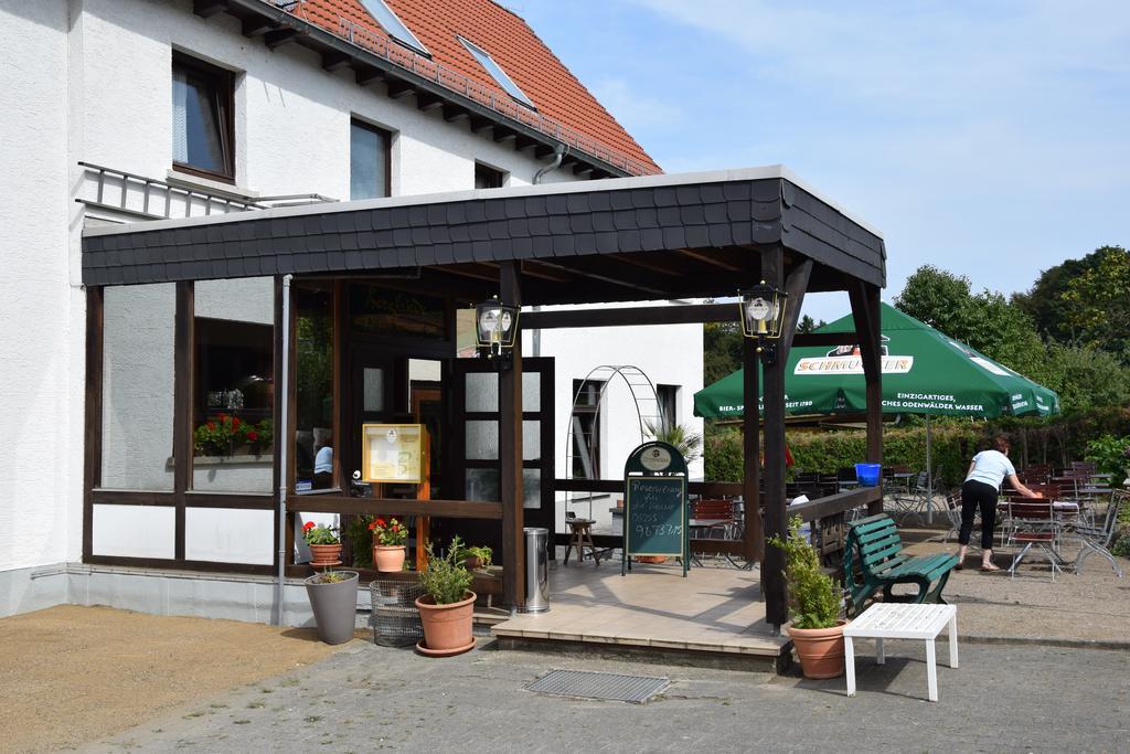 Gasthof Bergfriede Lindenfels Exterior foto